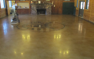 concrete floor