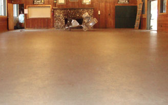 concrete floor